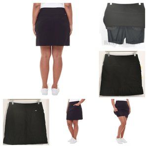 size Black NWT Ladies' Skort Pull-On, Tummy Control Waistband,S.C. & CO